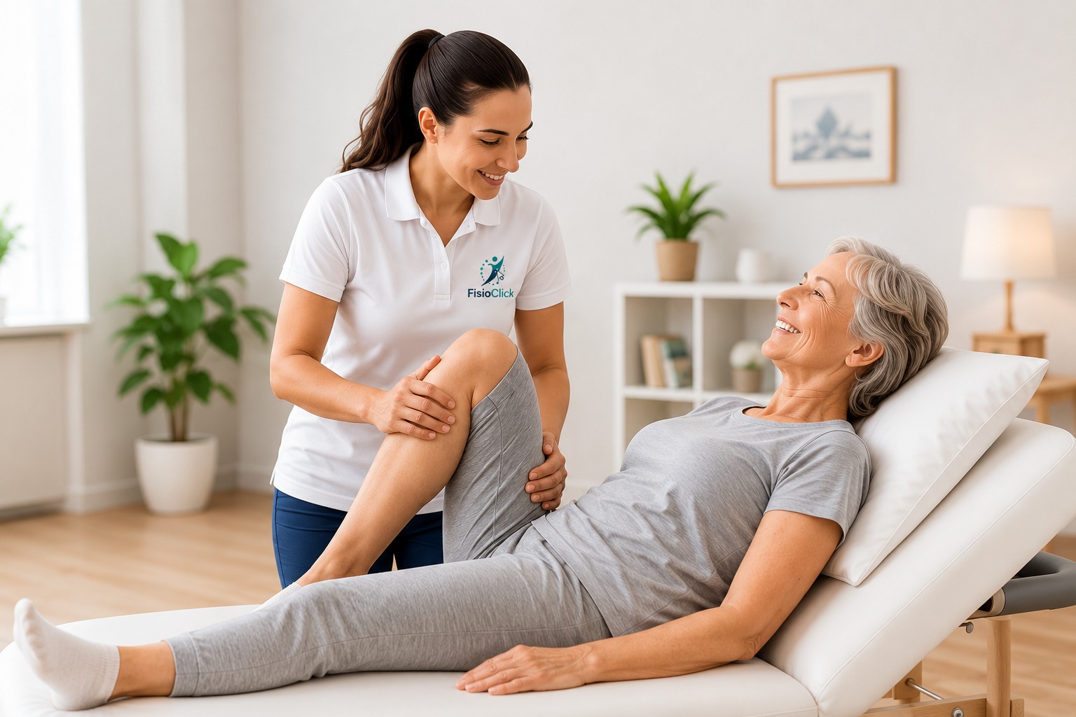 Atendimento de fisioterapia ao domicílio
